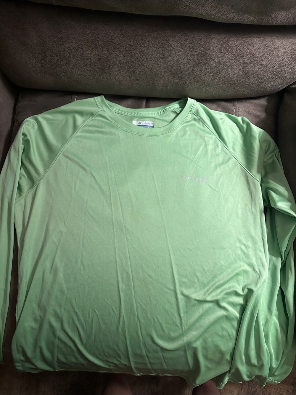 Columbia Women’s Long-Sleeve Performance Tee — Light Green